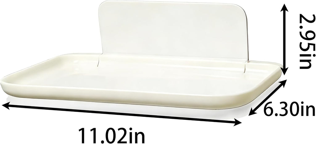Folding RV Shelf, 2 Pack Fold Down Plastic Storage Rack