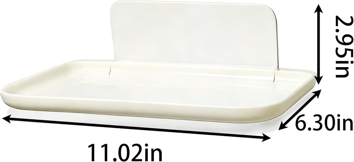 Folding RV Shelf, 2 Pack Fold Down Plastic Storage Rack