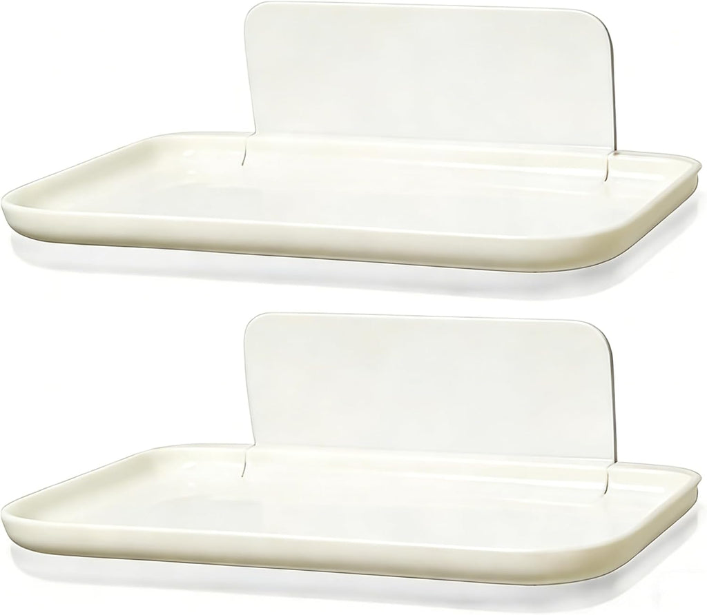 Folding RV Shelf, 2 Pack Fold Down Plastic Storage Rack
