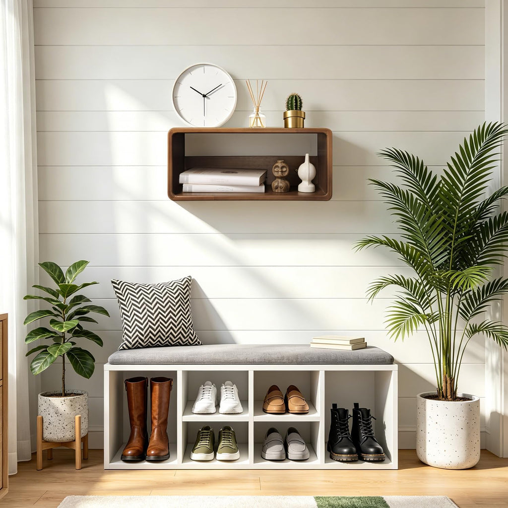 Floating Nightstand, Wall Mounted Bedside Shelf, Handmade Bedroom Furniture,Pine Wood Floating Bedside Table, Minimalist and Unique Style 18”x 10”x 7.5” Brown