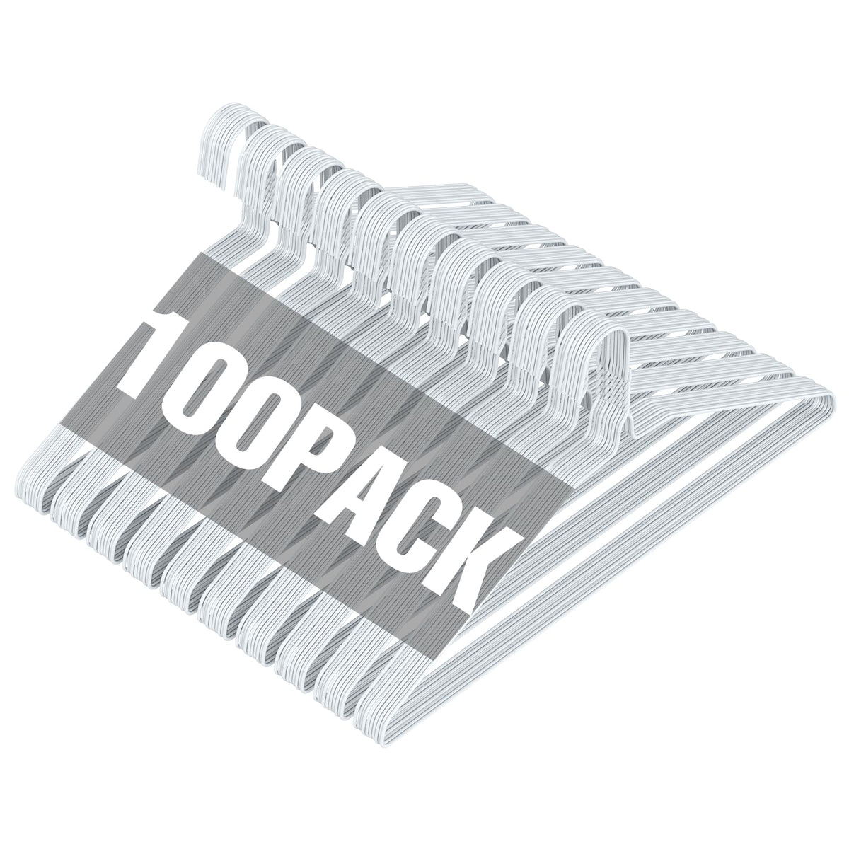 SPECILITE Wire Metal Clothes Hangers Bulk 100 Pack, Ultra Thin, Silver