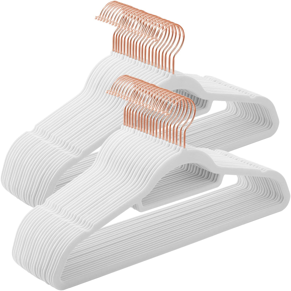 SONGMICS Velvet Hangers, Set of 50, Non-Slip, Space-Saving