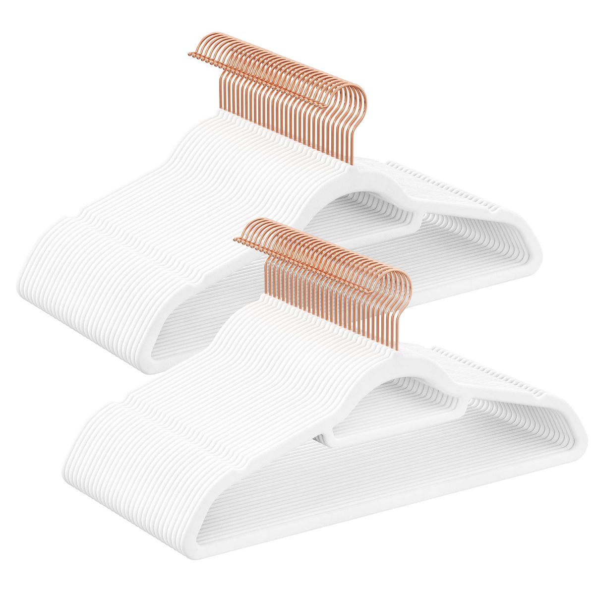 SONGMICS Velvet Hangers, Set of 50, Non-Slip, Space-Saving