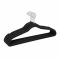 Simplify 10 Super Slim Velvet Huggable Hangers in Ivory