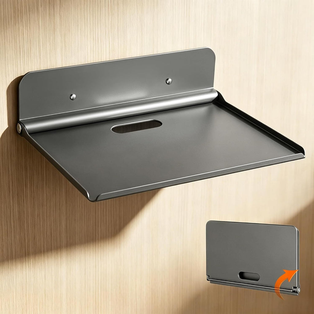 Foldable Wall Dorm Bed Shelf,90 Degrees Folding,Space Saving