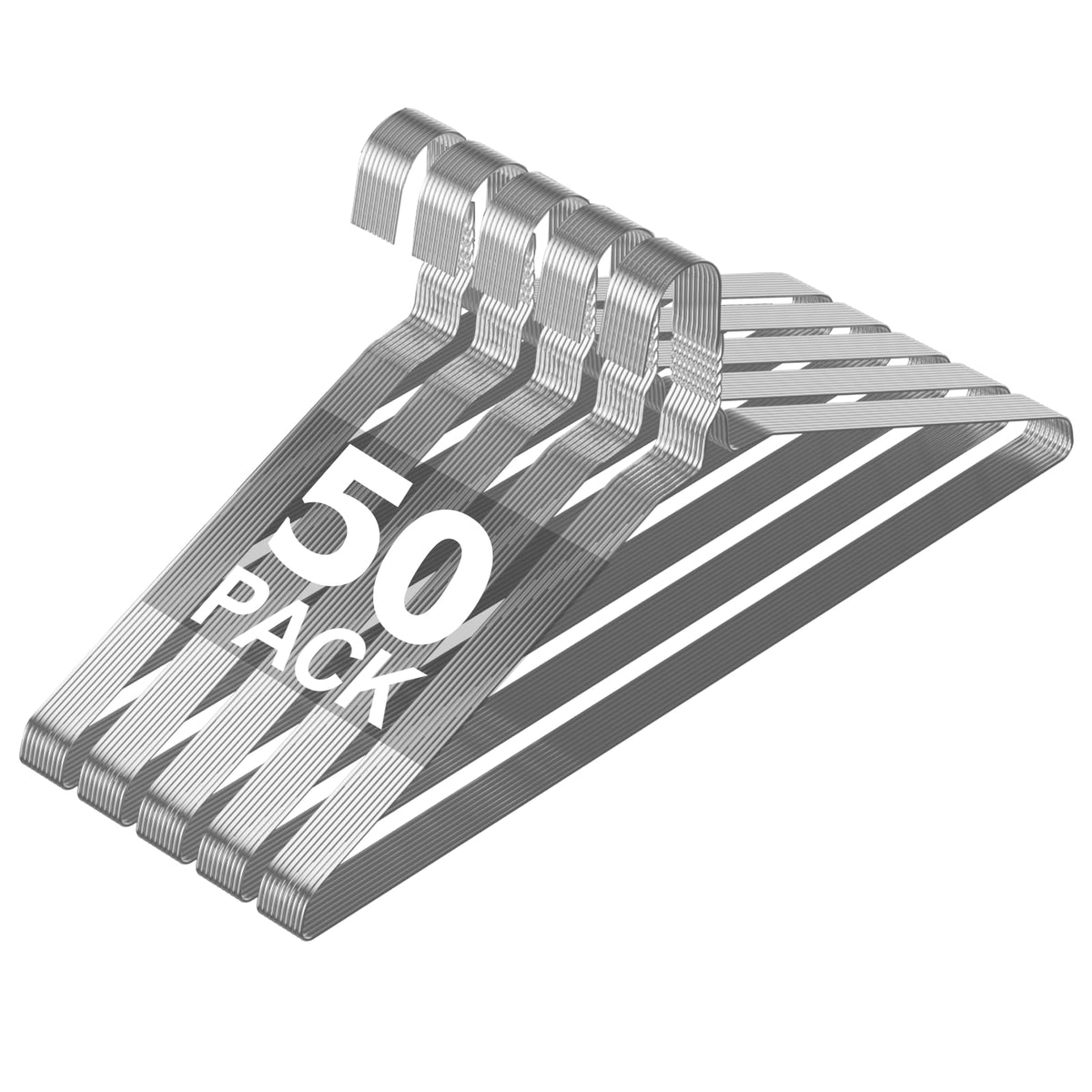SPECILITE Wire Metal Clothes Hangers Bulk 100 Pack, Ultra Thin, Silver