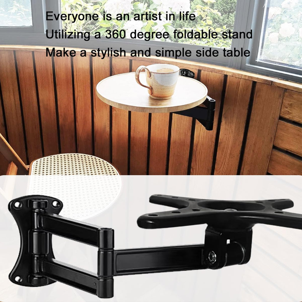 Wall Side Table Living Room Shelf Brackets,Foldable,Rotatable