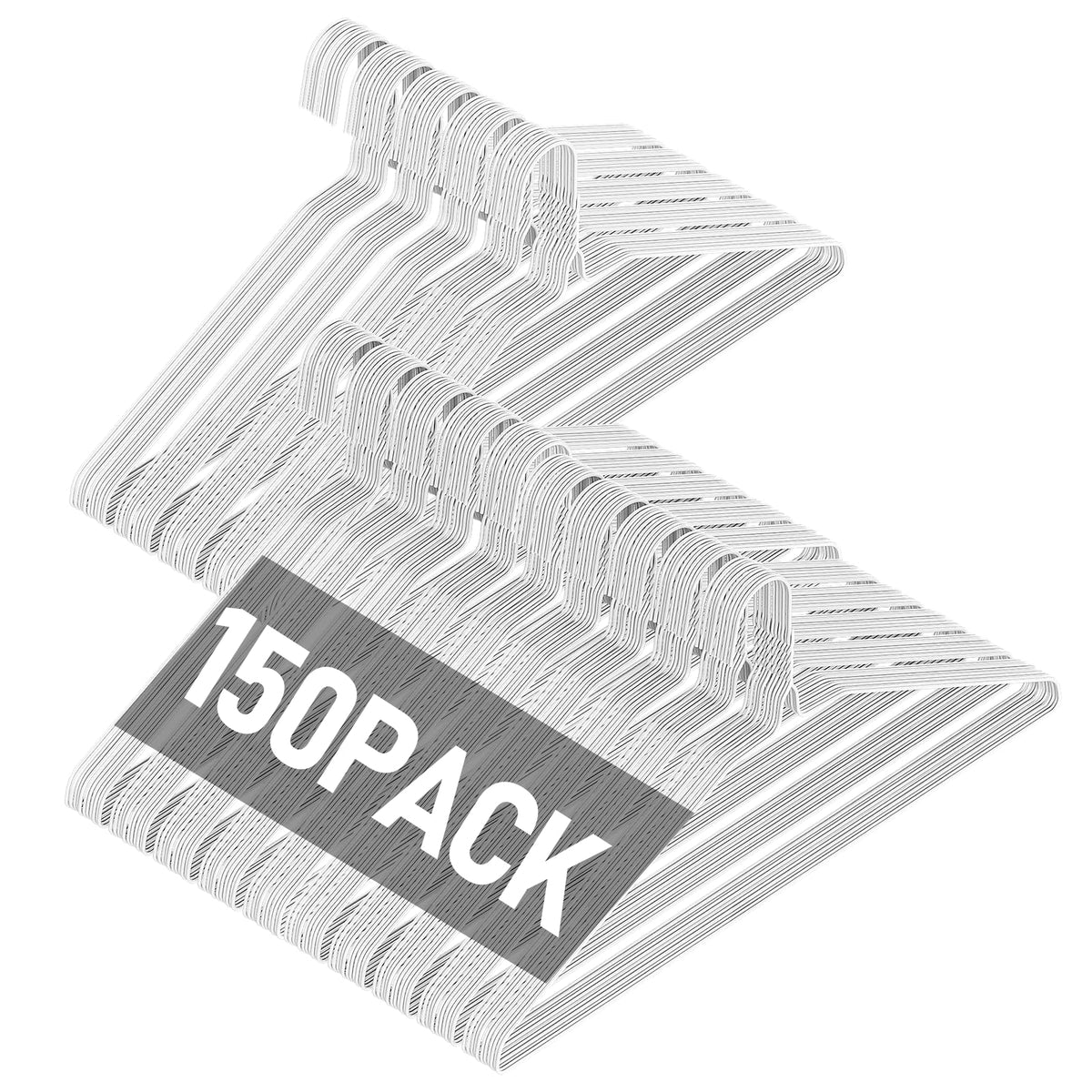 SPECILITE Wire Metal Clothes Hangers Bulk 100 Pack, Ultra Thin, Silver