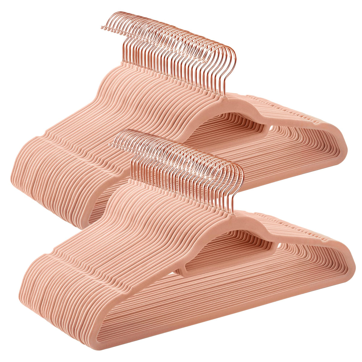 SONGMICS Velvet Hangers, Set of 50, Non-Slip, Space-Saving